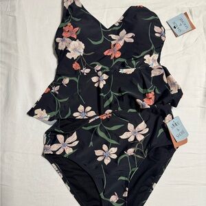 Floral Womens Two Piece Swimsuit